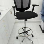 Ergonomic Mesh Cashier Seat - Image 3