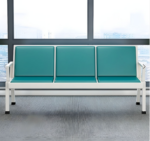 3-Link Padded Reception Bench - Image 2