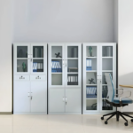 Full Glass Metallic Cabinet – Sleek, Modern Storage Solution - Image 3