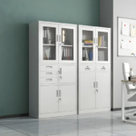 Full Glass Metallic Cabinet – Sleek, Modern Storage Solution - Image 4