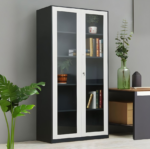 Full Glass Office Cabinet – Modern, Secure & Elegant Storage Solution - Image 2
