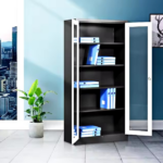 Full Glass Office Cabinet – Modern, Secure & Elegant Storage Solution - Image 4