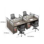 4-Way Office Workstation – Spacious & Collaborative Desk Setup - Image 4