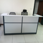 2M Reception Desk – Modern Front Office Counter with Storage