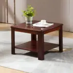 0.6M Classic Mahogany Wood Coffee Table