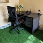 1200mm Office Desk with Ergonomic Office Chair for Comfortable and Productive Workspaces