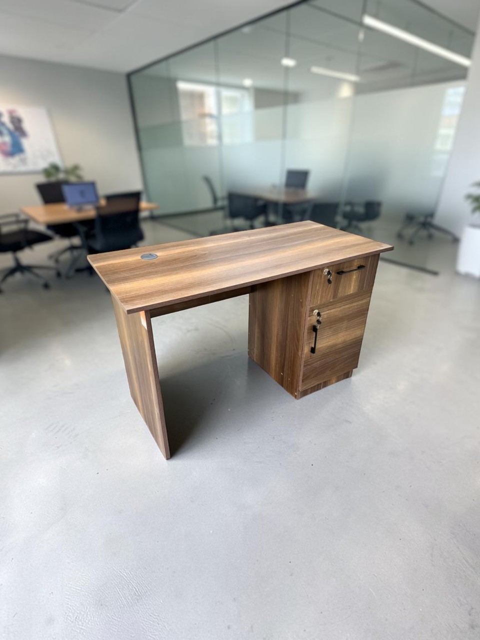 1.2m Executive Office Desk 1.2m executive office desk with wooden finish and modern office design